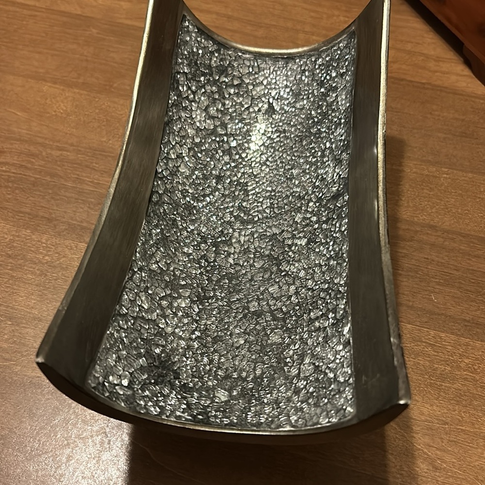 Creative Scents Schonwork centerpiece crackled bowl. Beautiful! - Picture 4 of 6